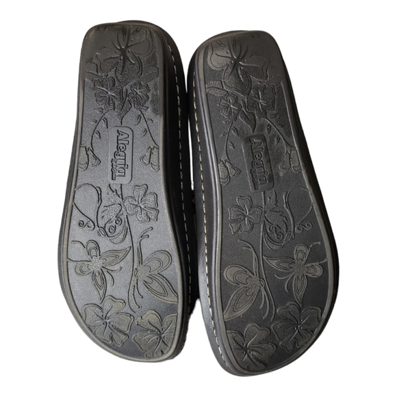 Alagria Pisa Comfort Sandal Bronze Faux Pearl Embellished Boho size 38 - Picture 3 of 9